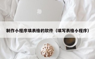德州制作小程序填表格的软件（填写表格小程序）